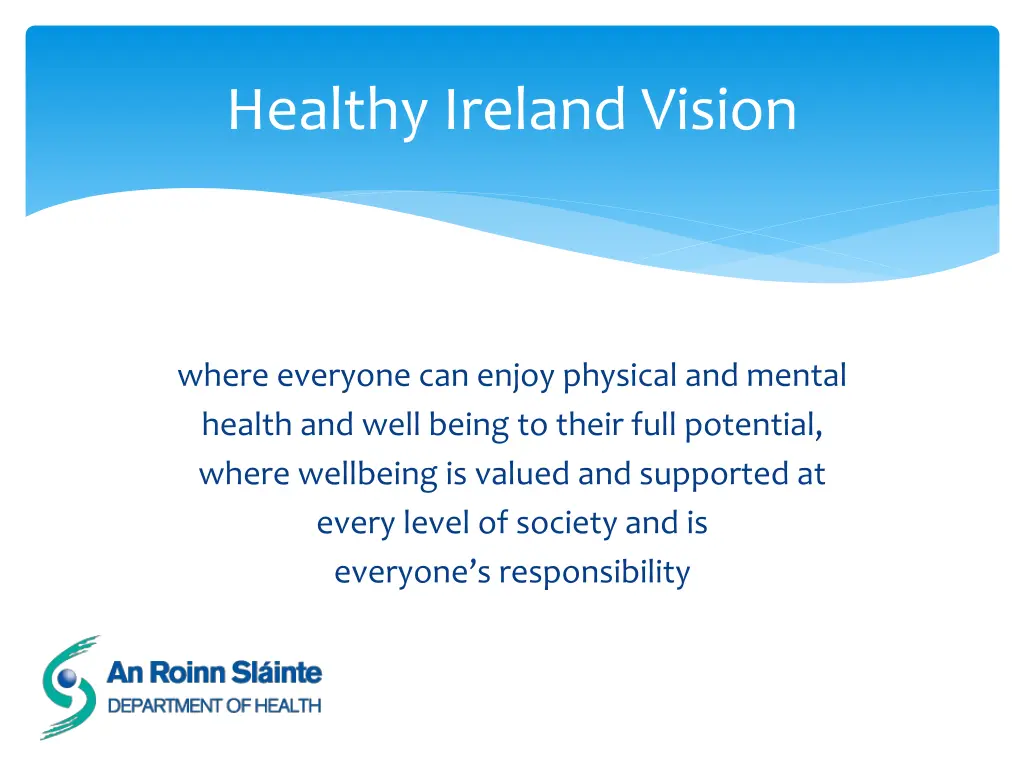 healthy ireland vision