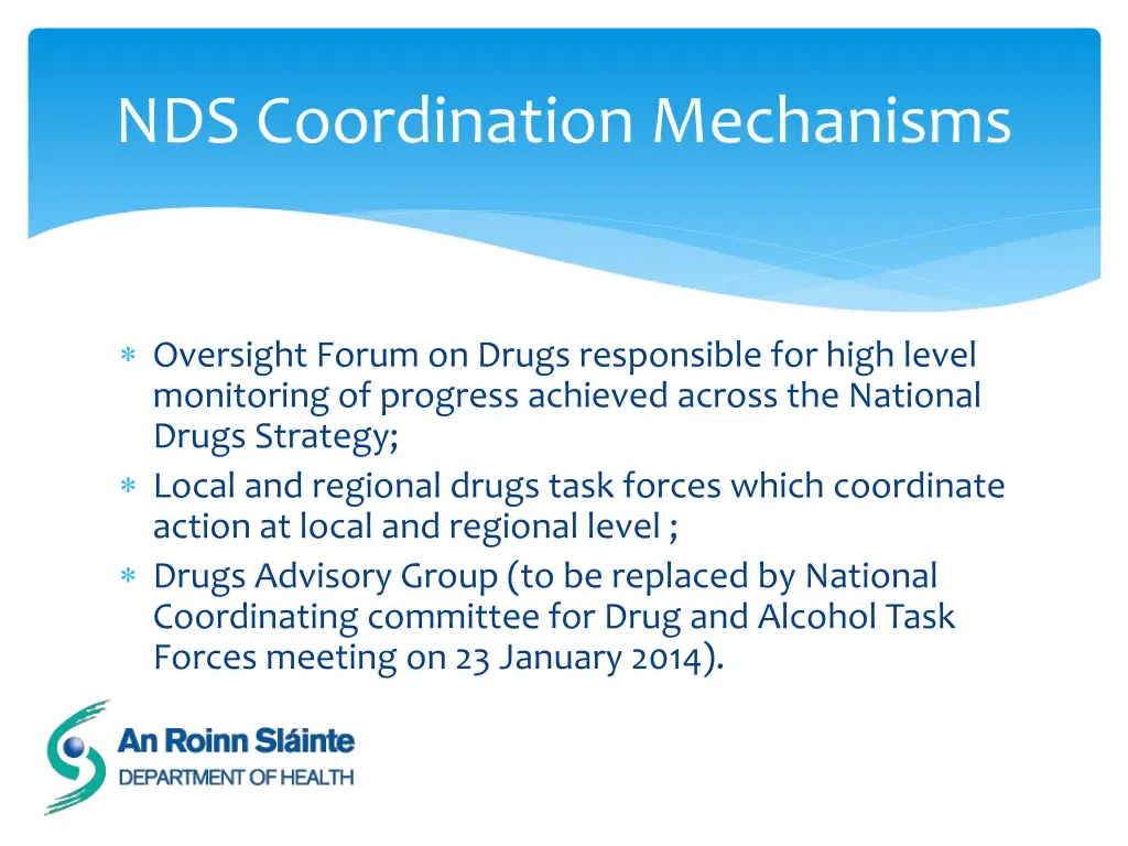nds coordination mechanisms