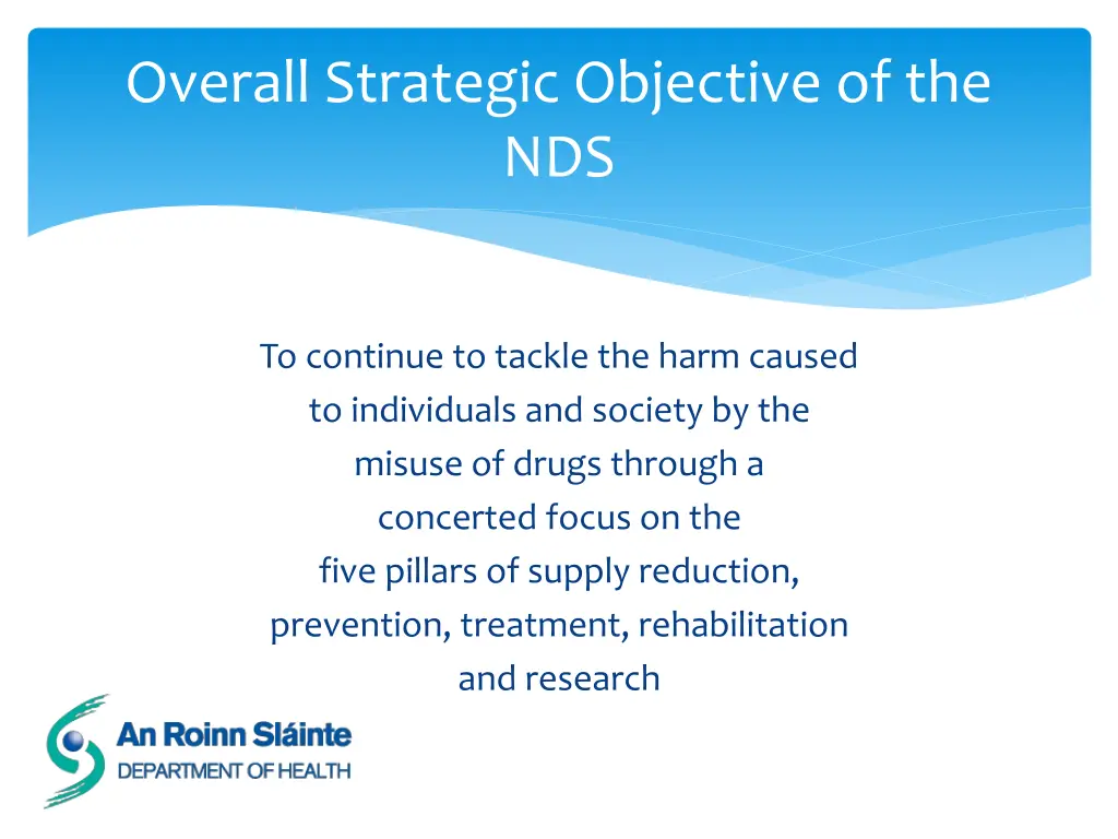 overall strategic objective of the nds