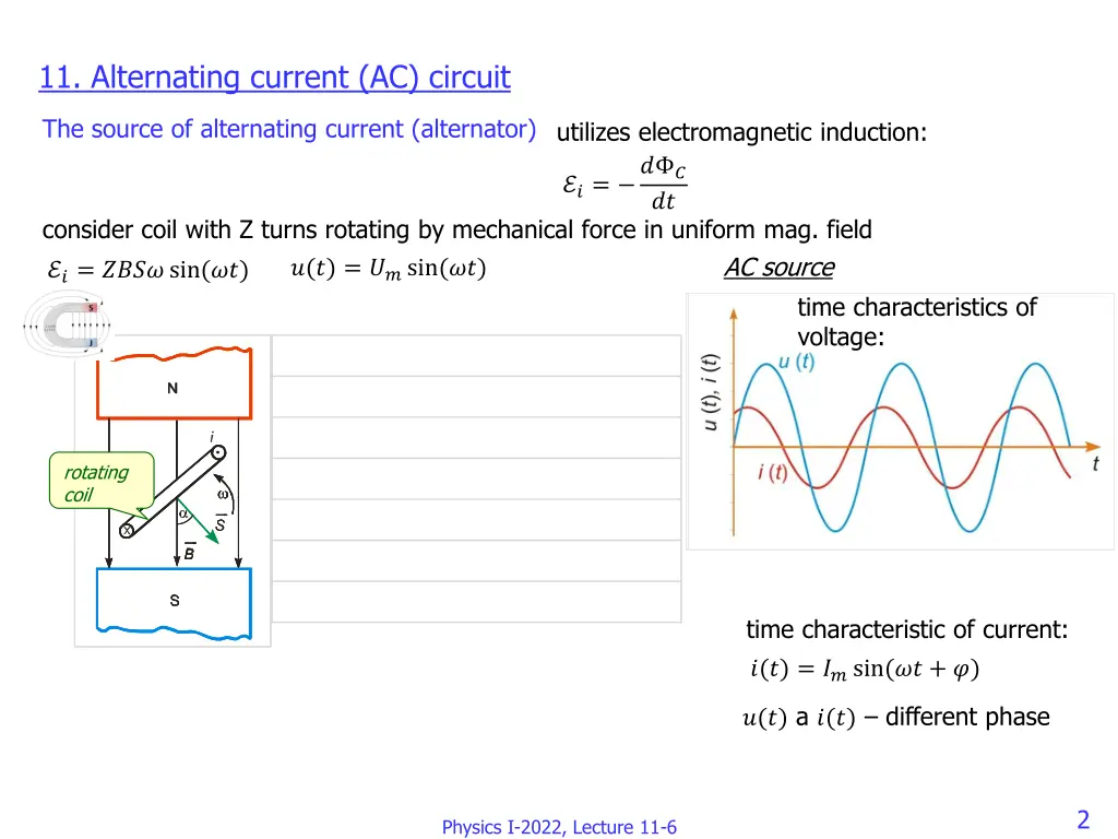 11 alternating current ac circuit