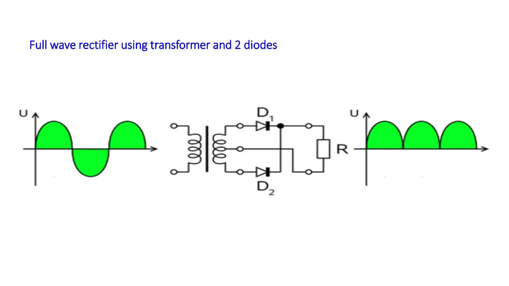 full wave rectifier using transformer