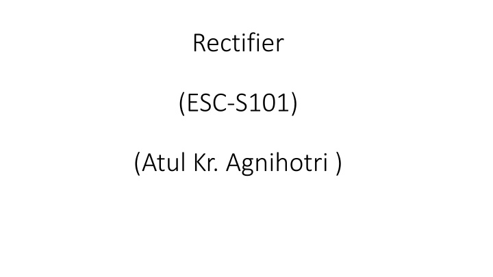 rectifier