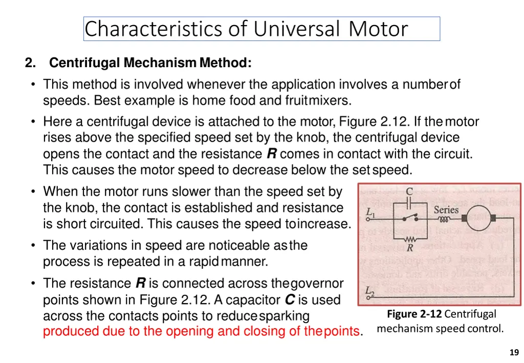 characteristics of universal motor 1