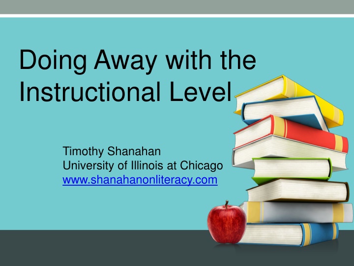 doing away with the instructional level