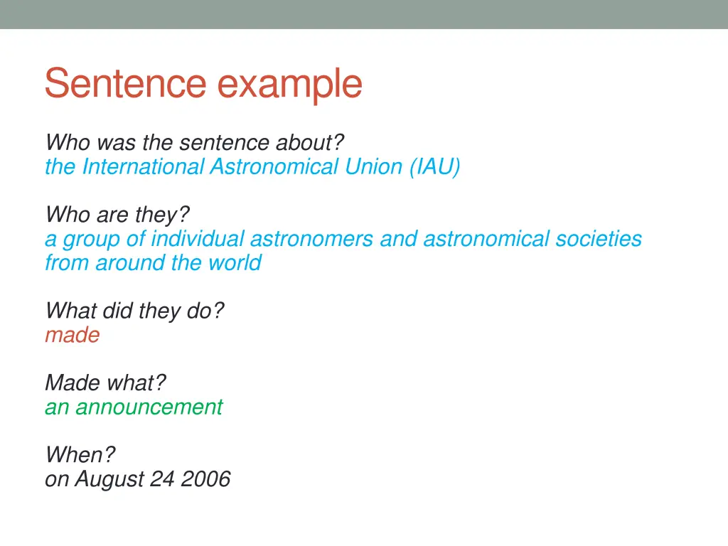 sentence example 2