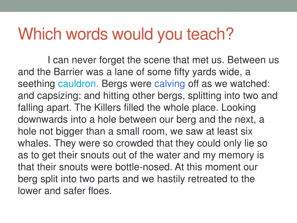 which words would you teach 2