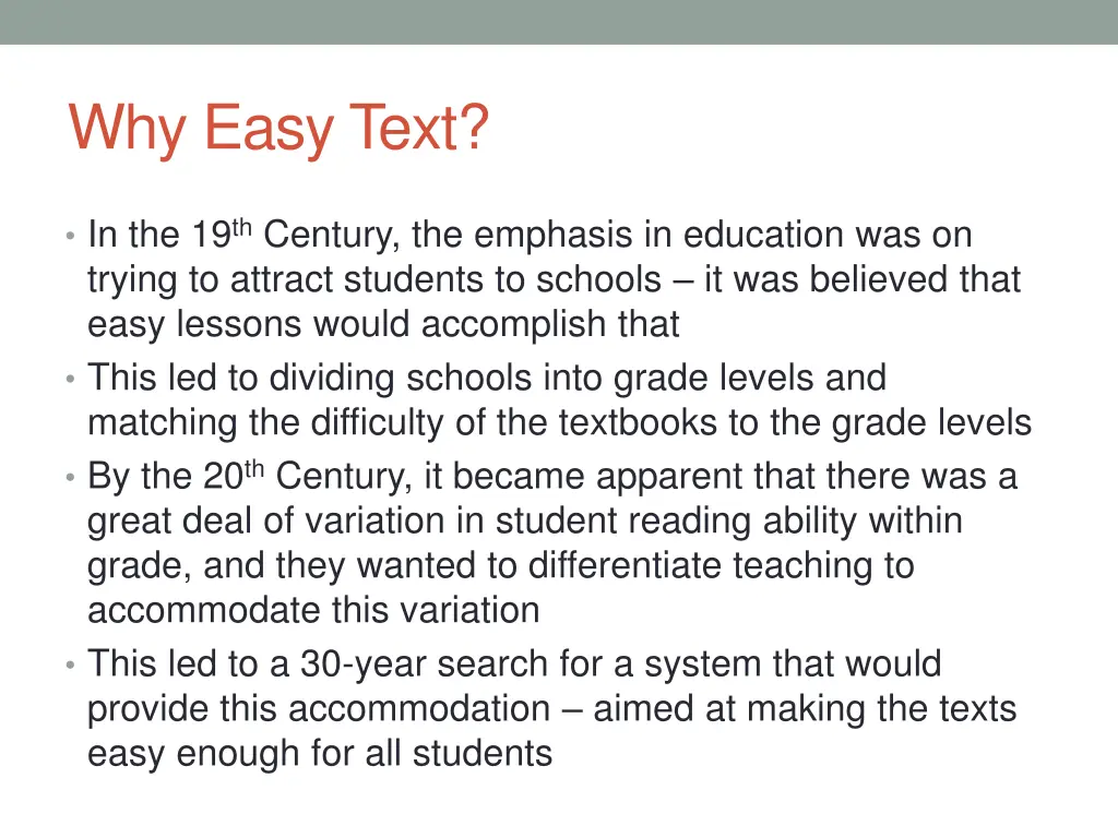 why easy text