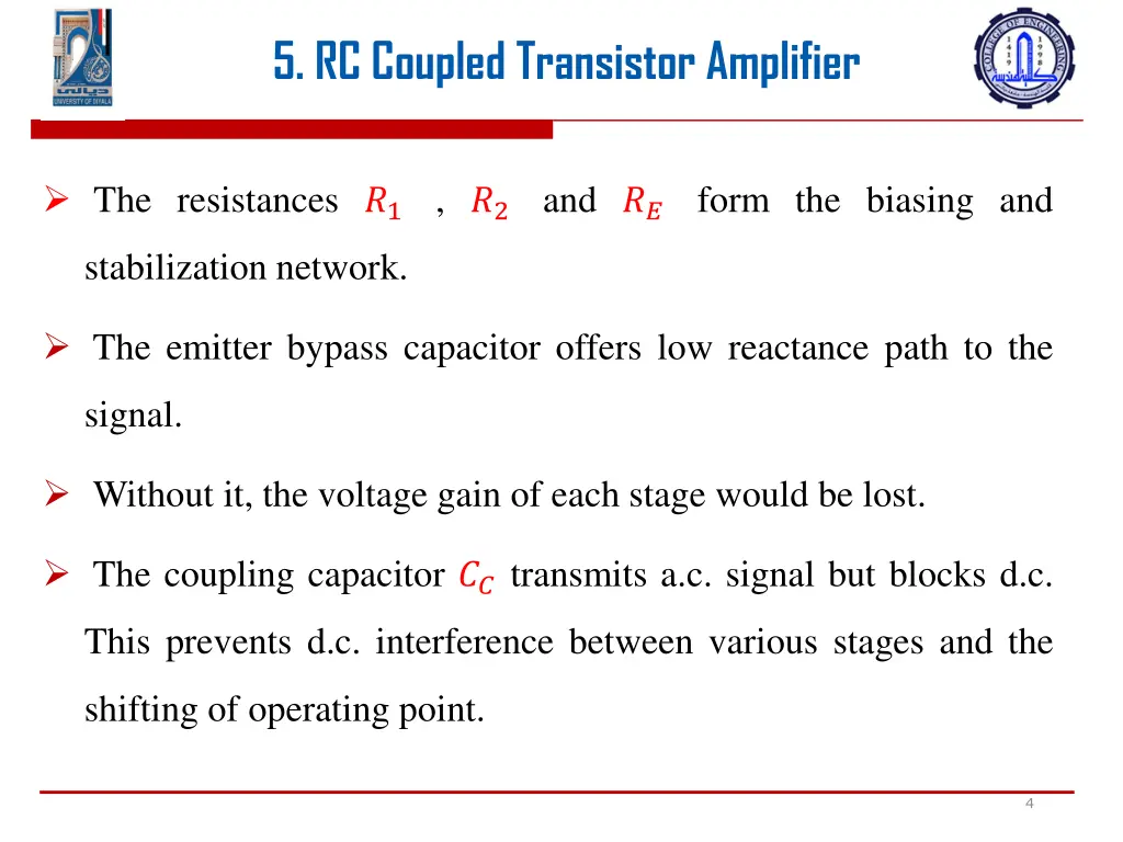 5 rc coupled transistor amplifier 2