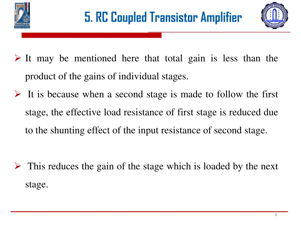 5 rc coupled transistor amplifier 4