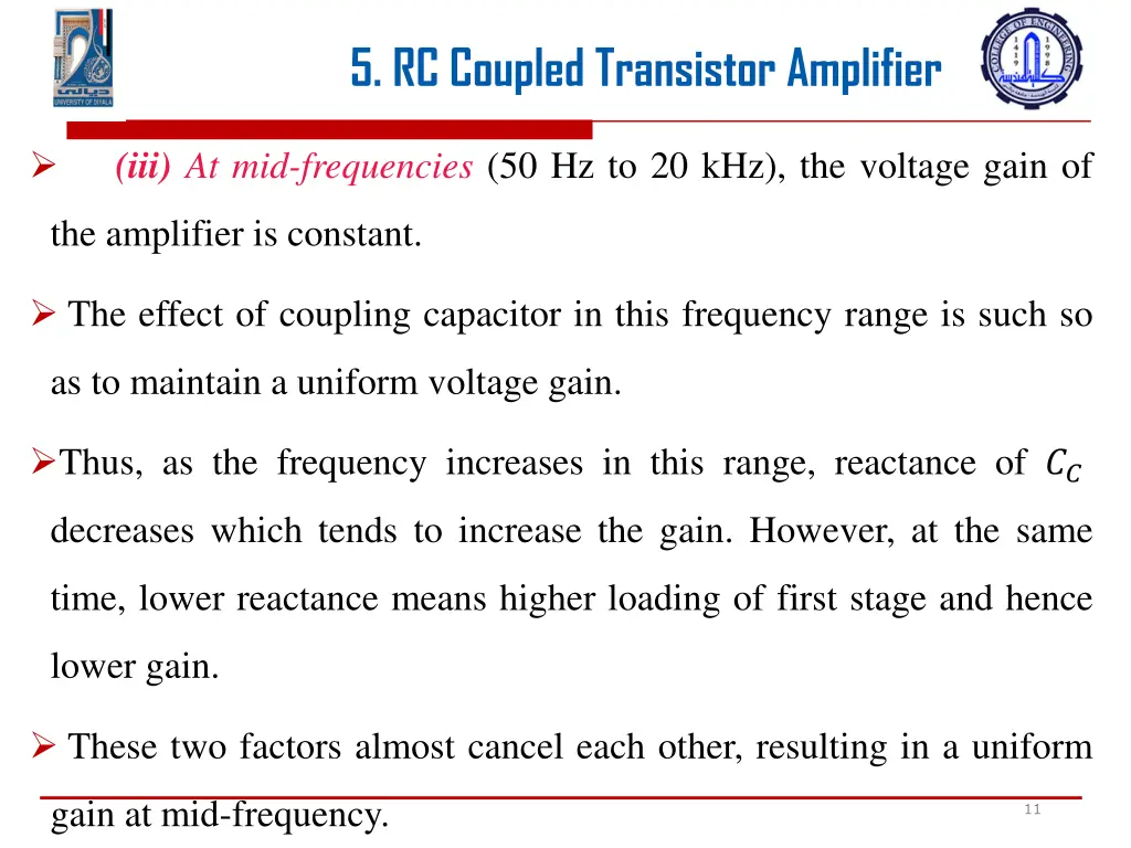 5 rc coupled transistor amplifier 9