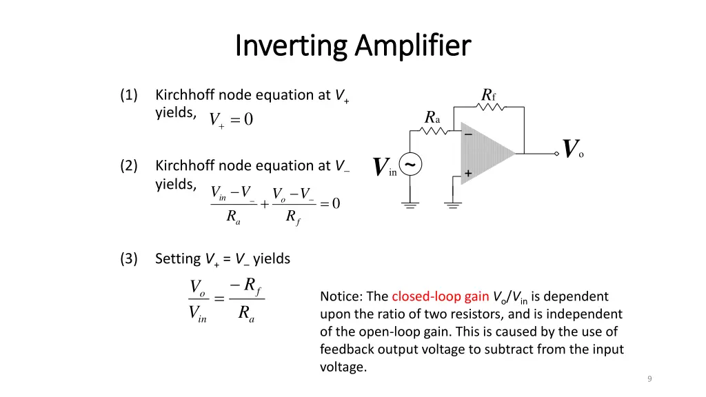 inverting amplifier inverting amplifier