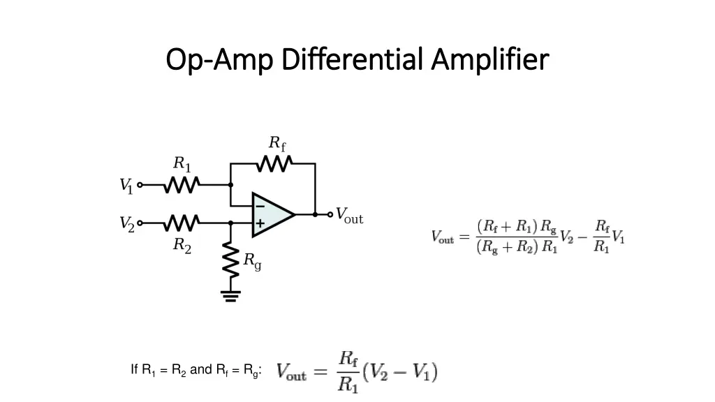 op op amp differential amplifier amp differential