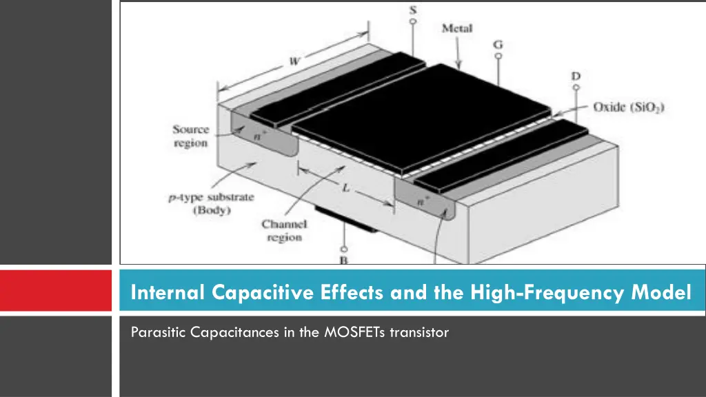 internal capacitive effects and the high