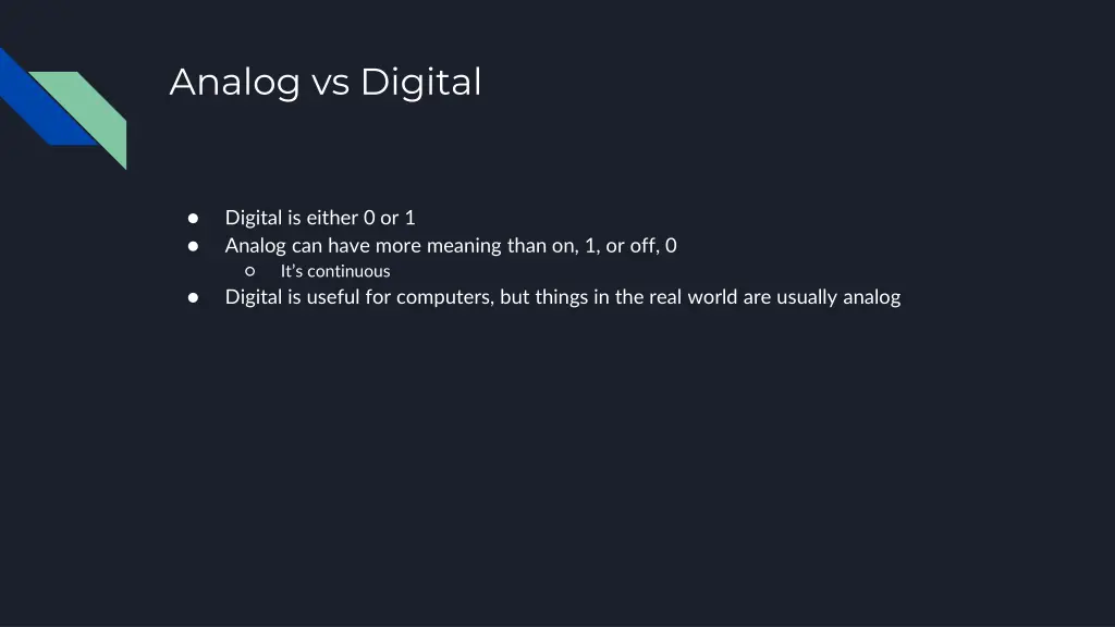 analog vs digital
