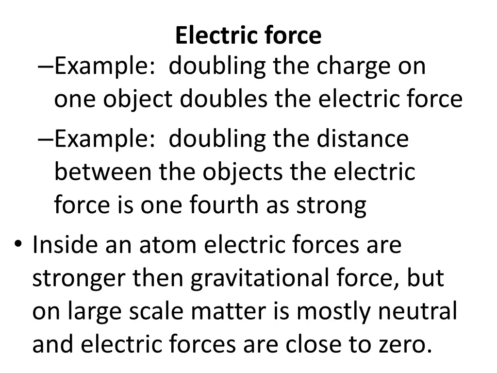 electric force 1