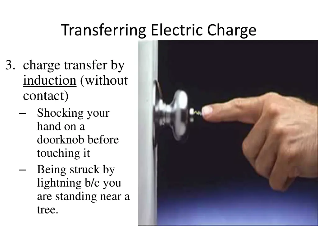 transferring electric charge 2