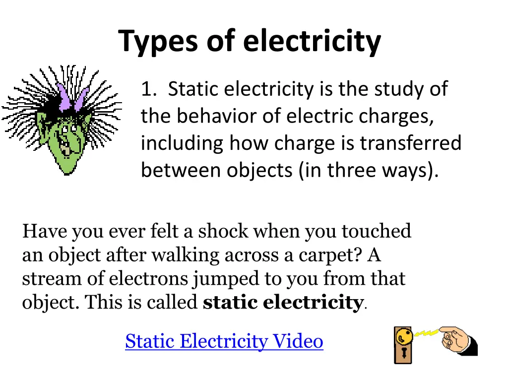 types of electricity