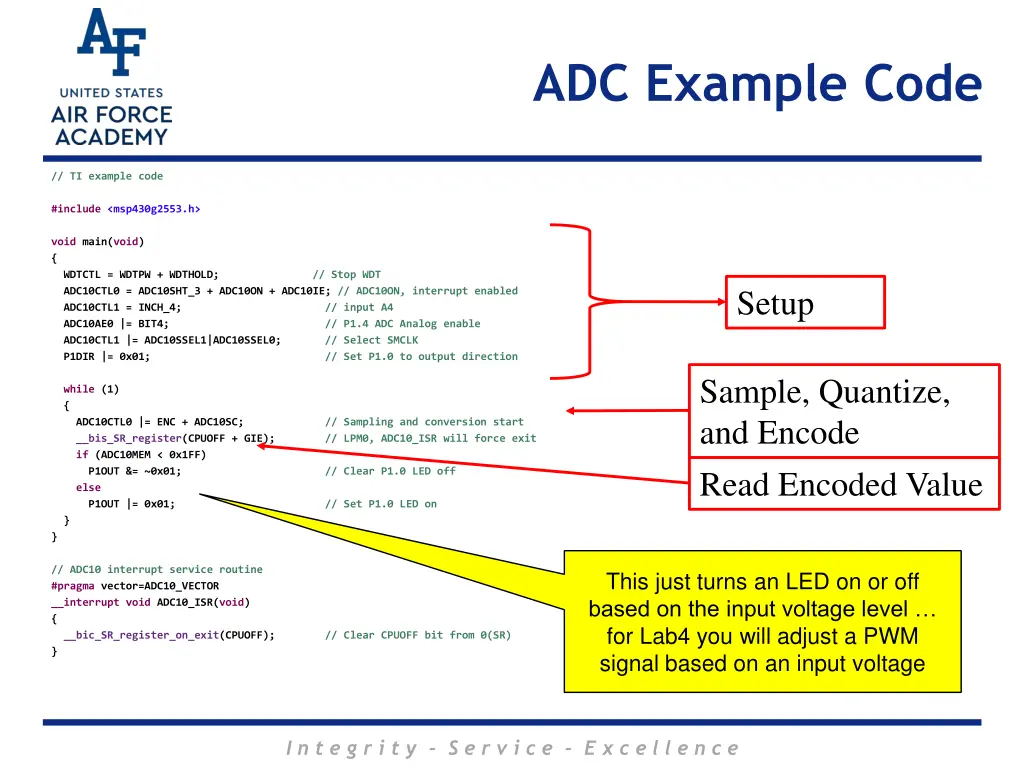 adc example code