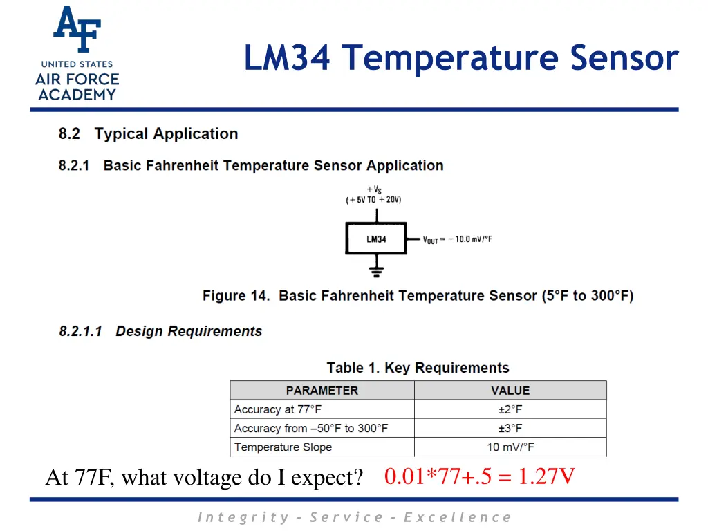 lm34 temperature sensor