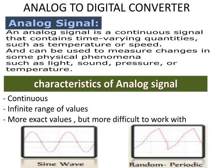analog to digital converter
