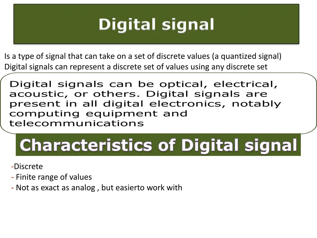 digital signal
