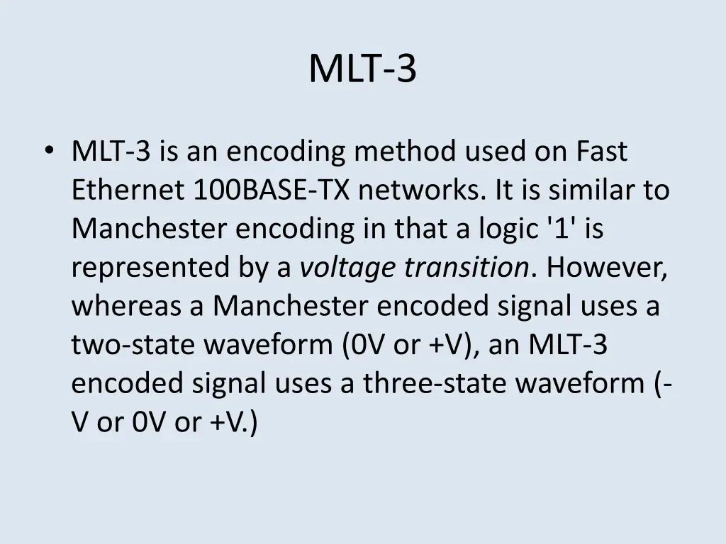 mlt 3