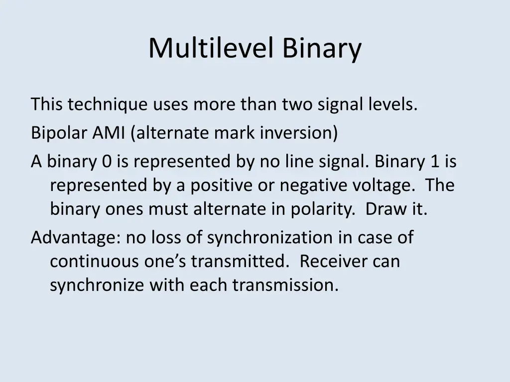multilevel binary
