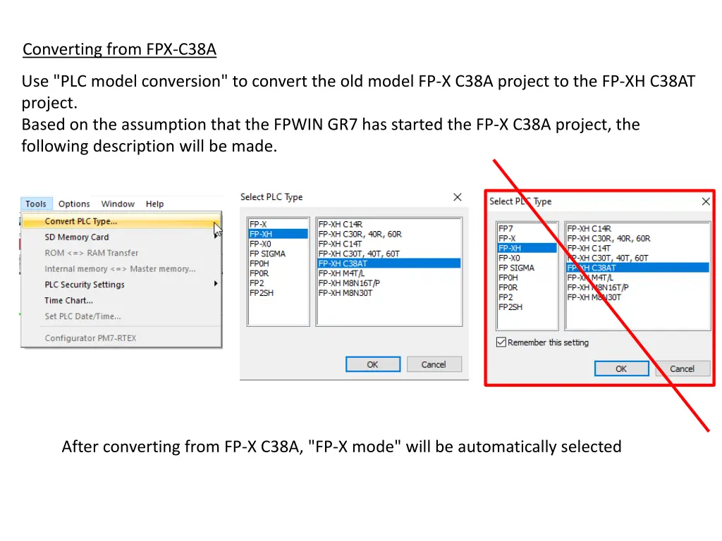 converting from fpx c38a