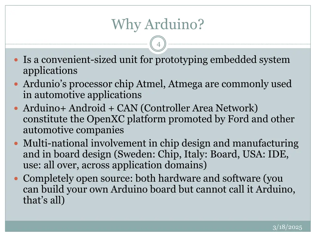 why arduino