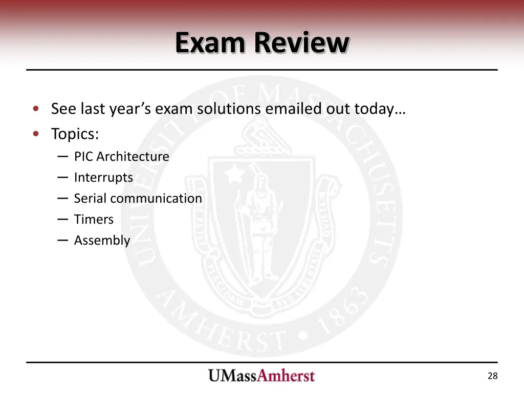 exam review