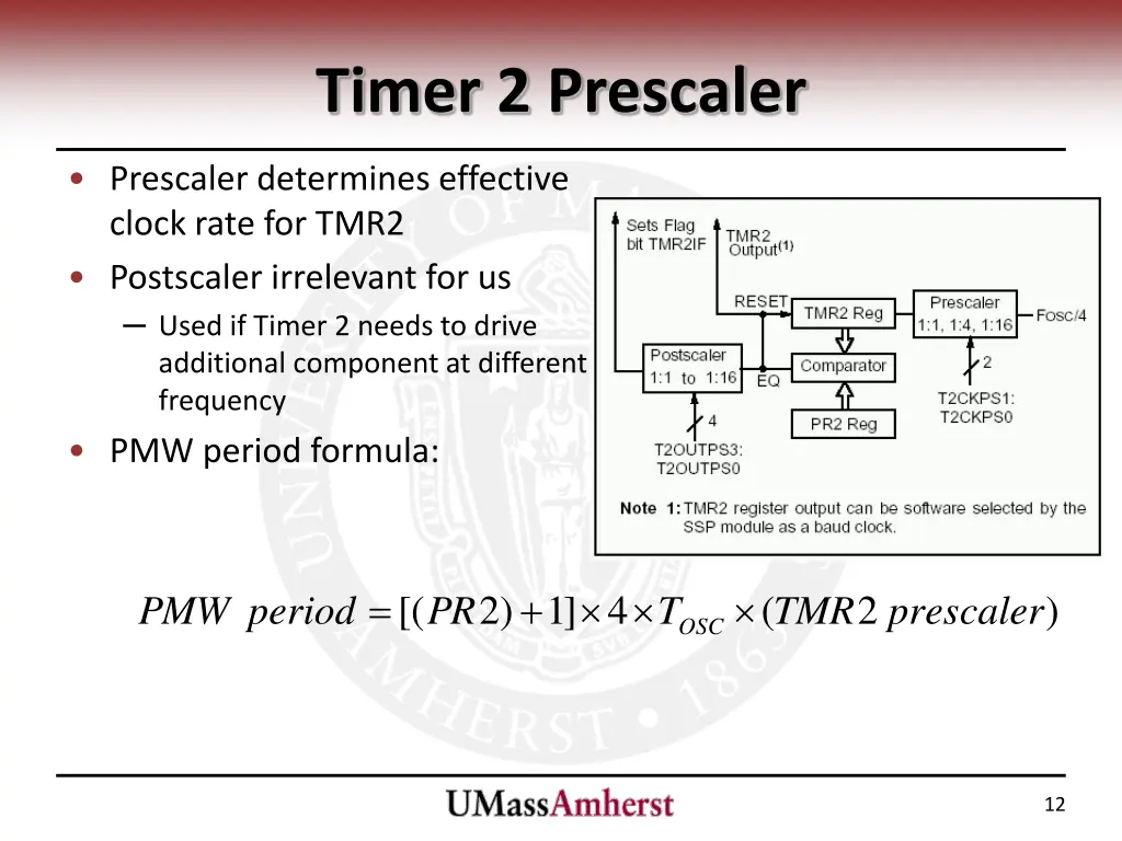 timer 2 prescaler