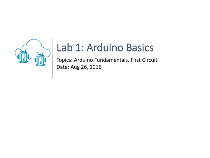 lab 1 arduino basics lab 1 arduino basics