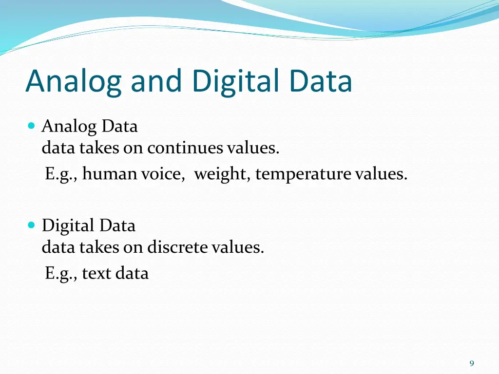 analog and digital data 1