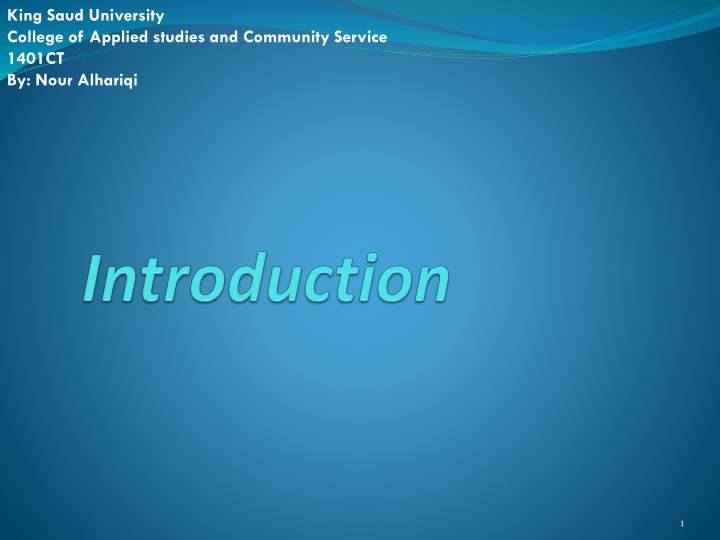 king saud university college of applied studies