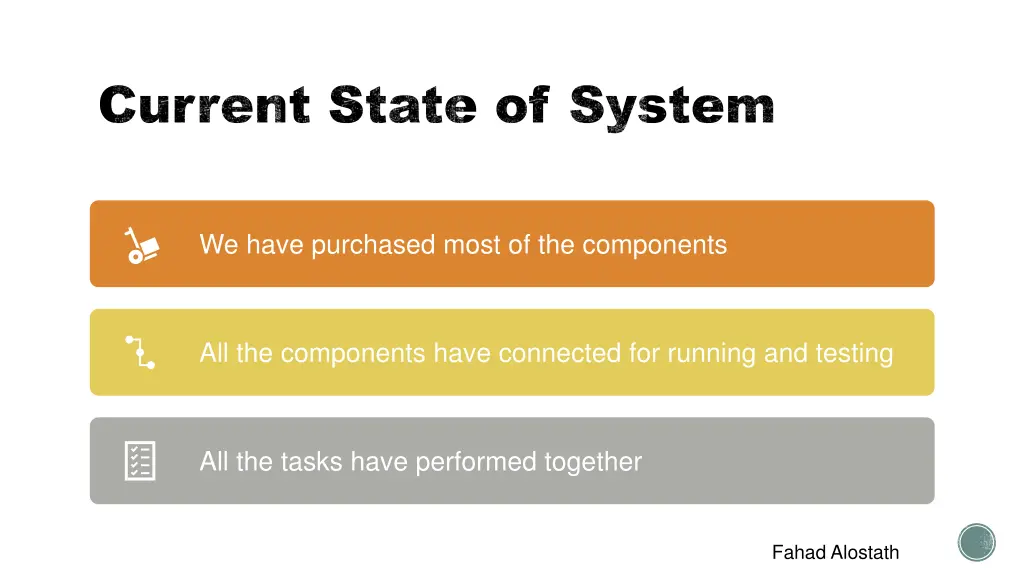 current state of system 2