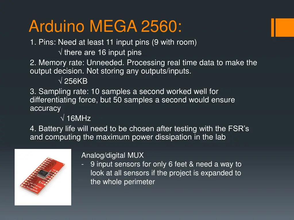 arduino mega 2560 1 pins need at least 11 input
