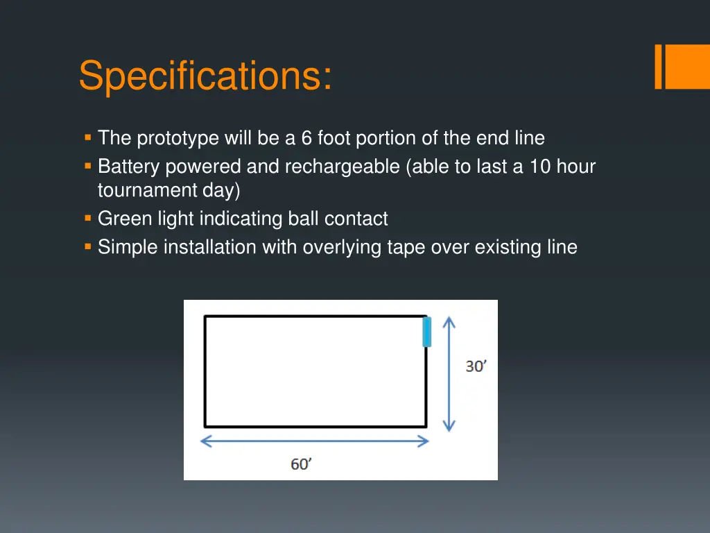 specifications
