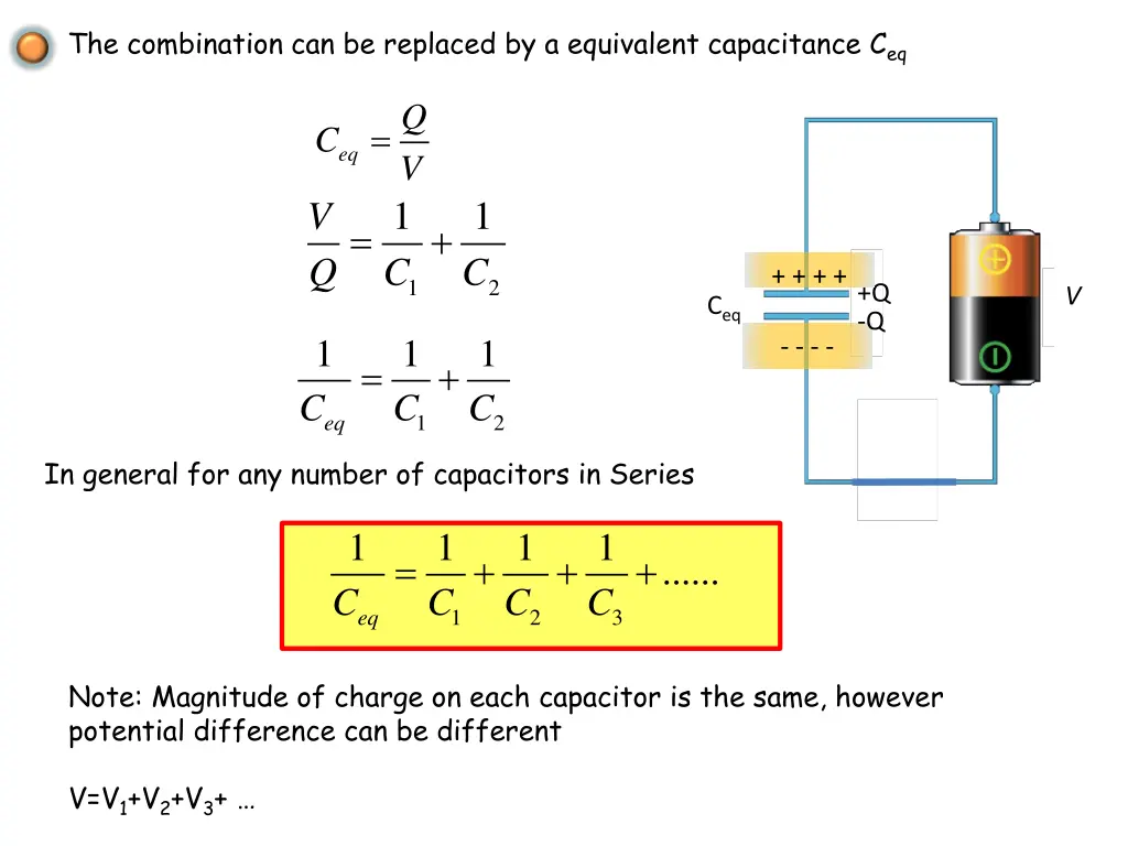 the combination can be replaced by a equivalent