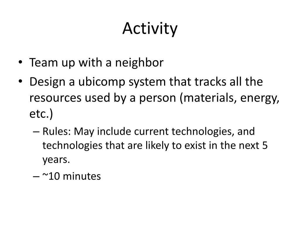 activity 1