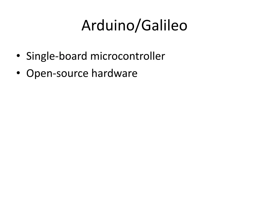 arduino galileo