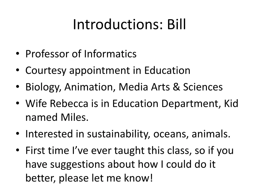 introductions bill