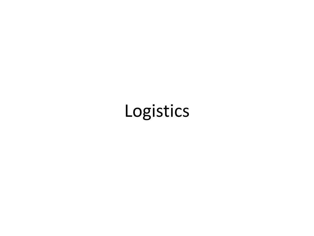 logistics