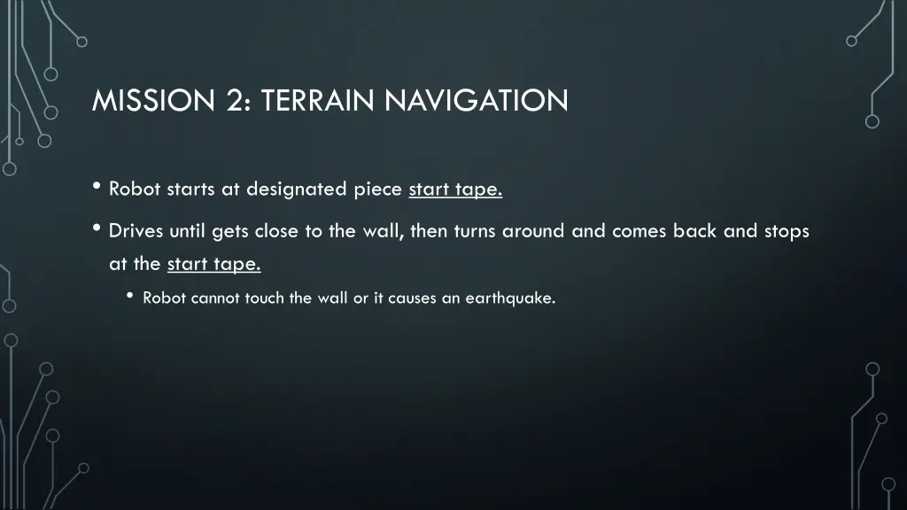 mission 2 terrain navigation