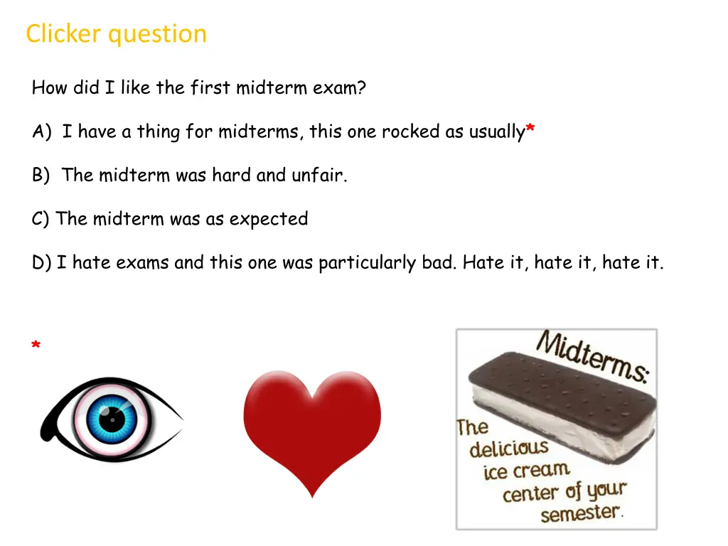clicker question 1
