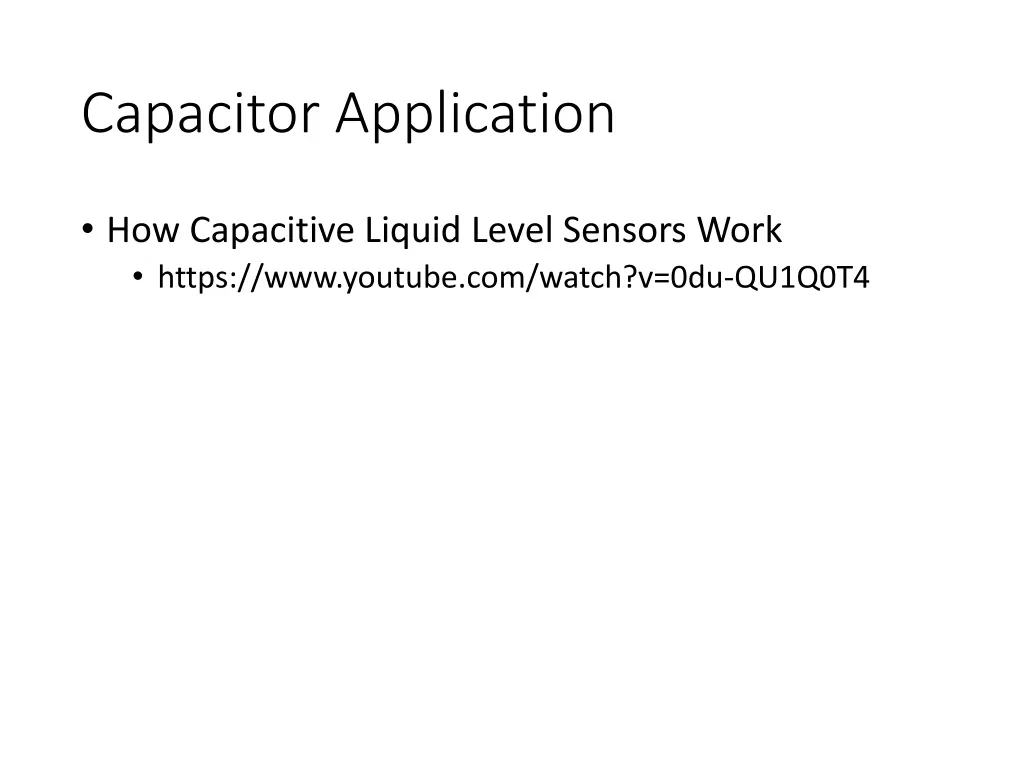 capacitor application 2