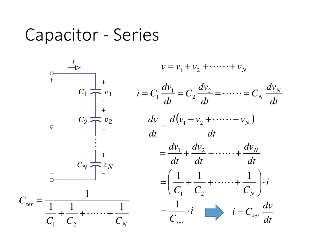 capacitor series