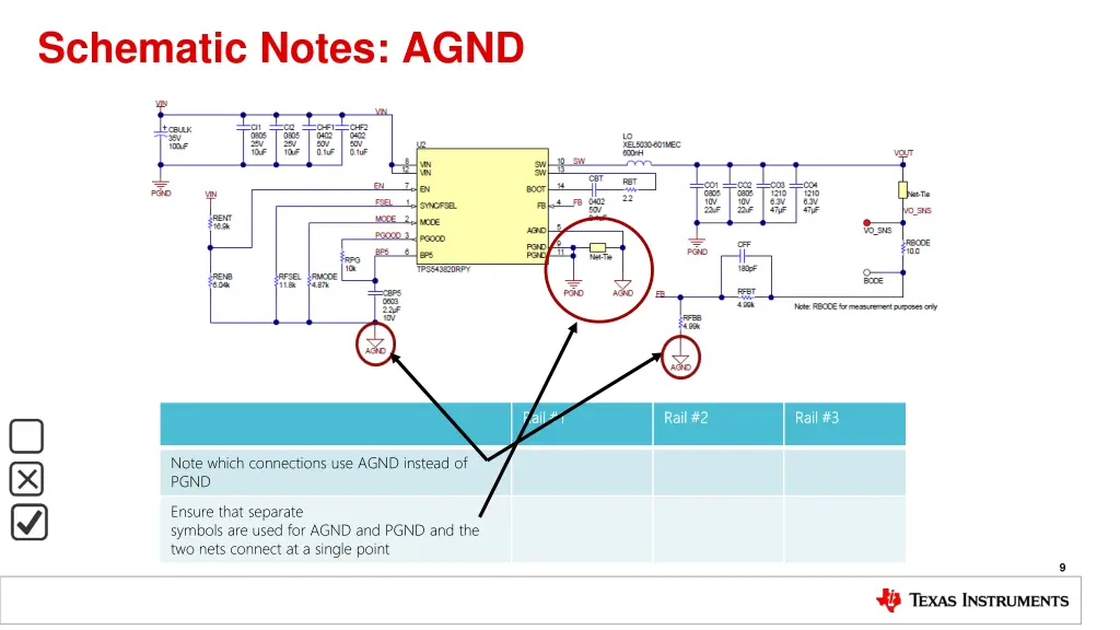 schematic notes agnd
