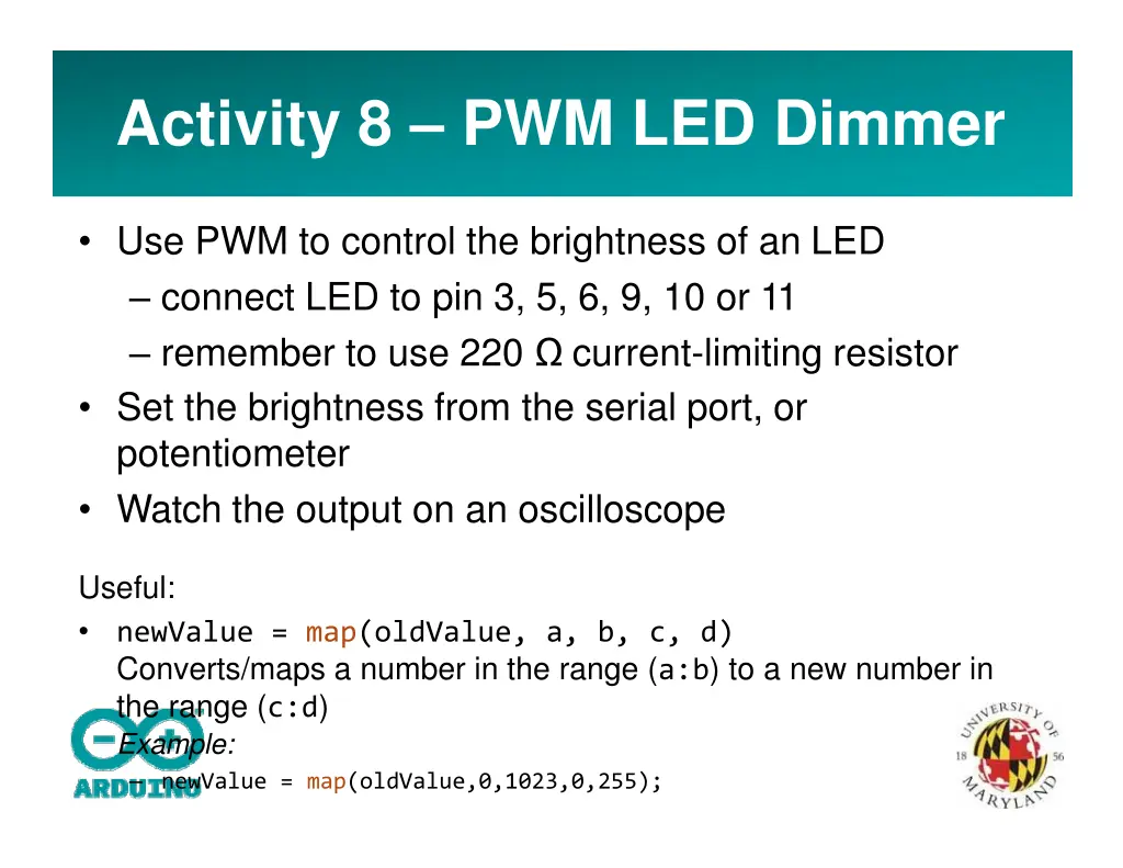activity 8 pwm led dimmer