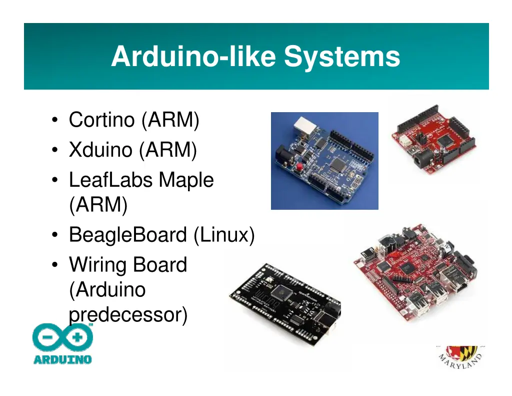 arduino like systems