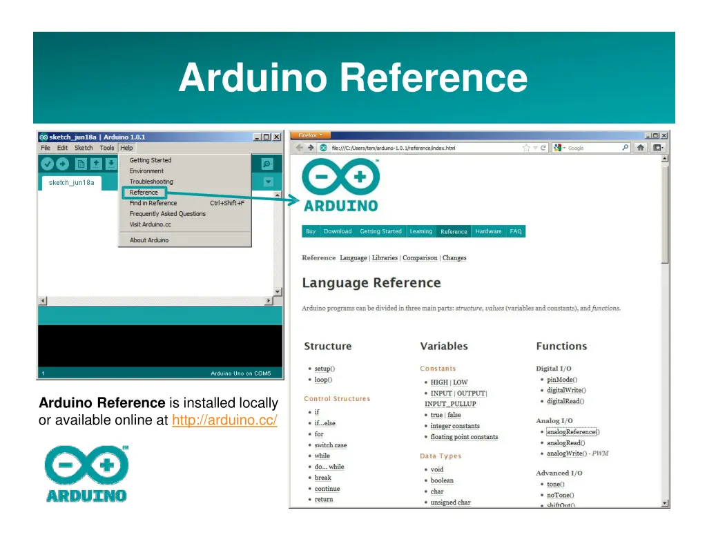 arduino reference